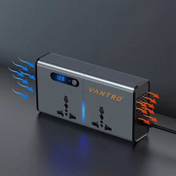 Vantro Car Power Inverter: Revolutionizing On-the-Go Charging with 200W Efficiency