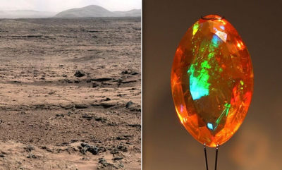 NASA's Curiosity Rover finds opal gems on Mars that are rich in water