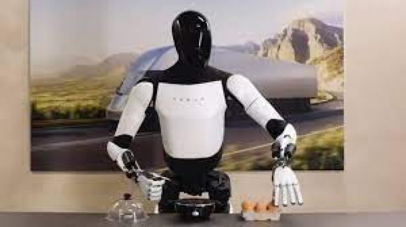 Optimus Robot: Robot of Elon Musk's company has become better than before, will help in this household work, watch video