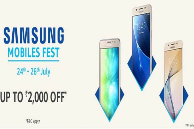 Samsung's Biggest Mobile Fest On Amazon
