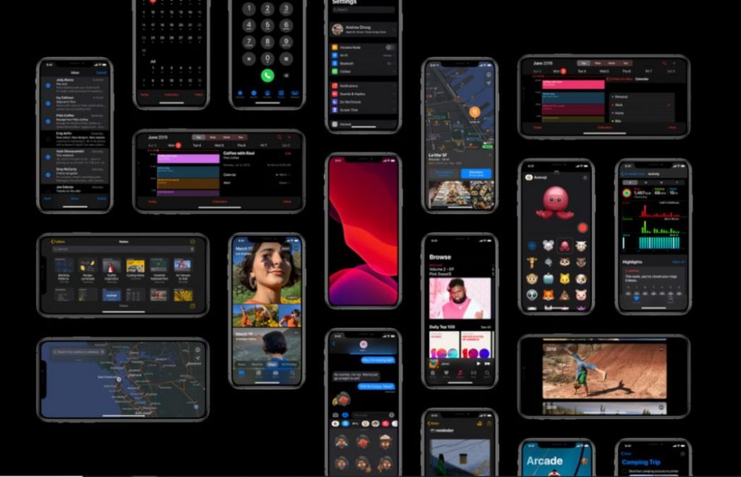 Apple announced iOS 13 with a dark theme and improved performance