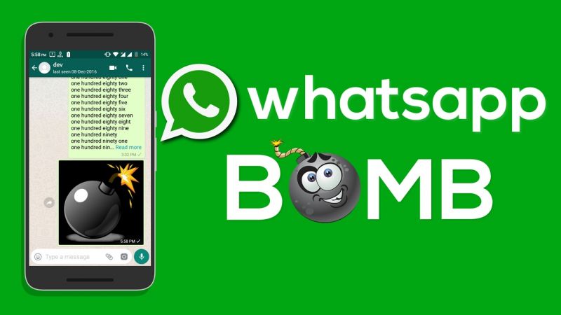 Whatsapp Bomb can cause your Android smartphone to crash!