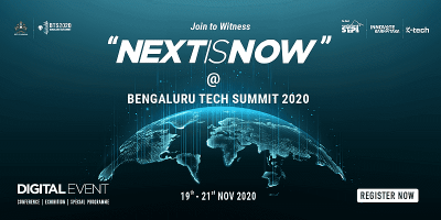 Bengaluru Tech Summit is virtual this year from November 19- 21