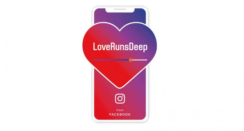 Instagram launches unique brand challenge 'Love Runs Deep'