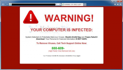 Govt. issued an alert regarding virus, advised not to Open The System Without Antivirus