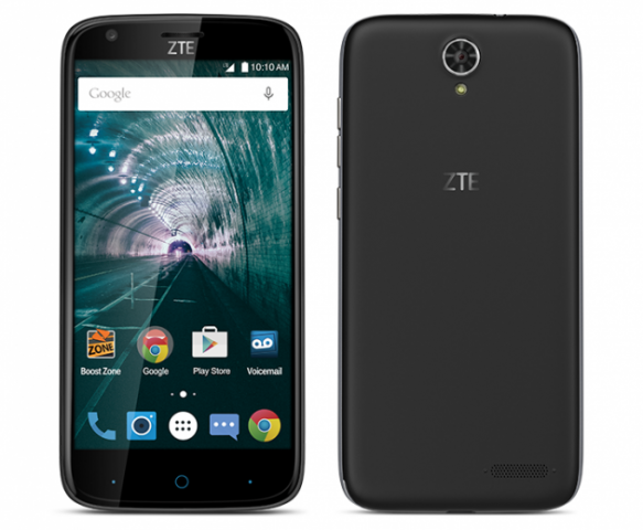 ZTE ने लांच किया 5.5 इंच डिस्प्ले वाला स्मार्टफोन