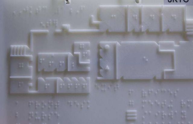 3D प्रिंटर से तैयार किये गए है ये ब्रेल नक्शे
