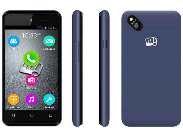 माइक्रोमैक्स ने लॉन्च किया 3499 रुपए की कीमत वाला स्मार्टफोन