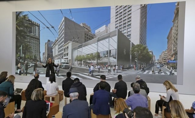 Apple unveiled newly designed store at San Francisco
