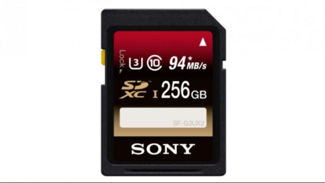 SONY ने लांच की 256GB क्षमता वाली मेमोरी कार्ड