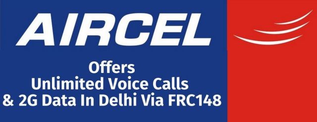 Aircel take its move in against Jio with its New FRC148 Prepaid Plan Offer