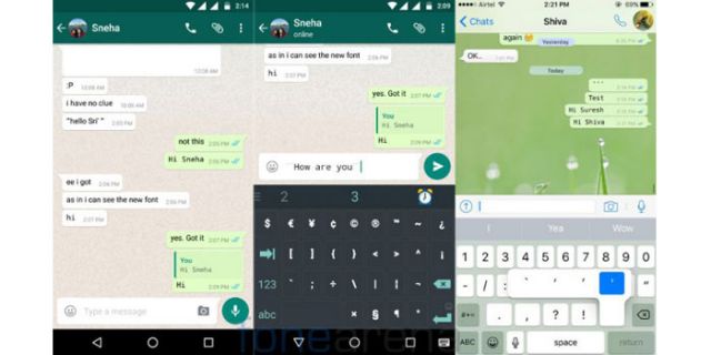 WhatsApp gives a new font to user!