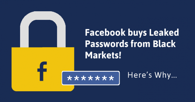 Facebook buying passwords from black market !