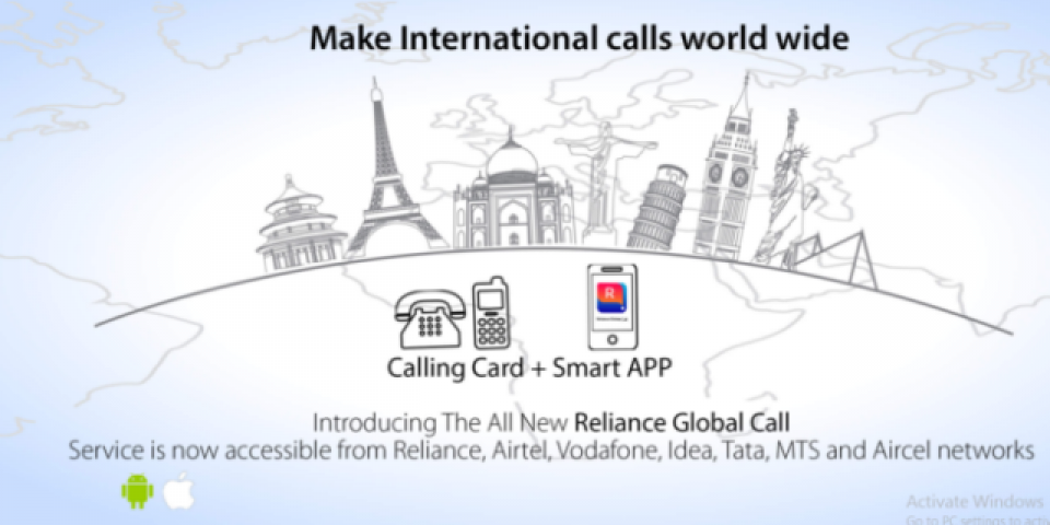 Reliance Global Call introduces an international calling app