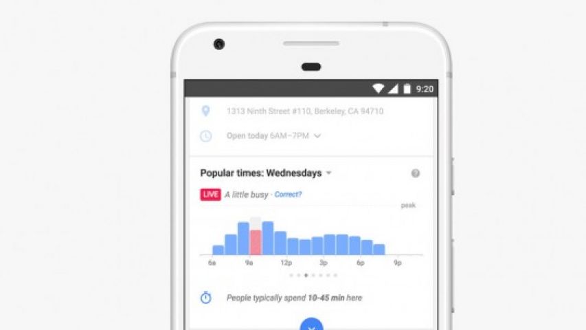 Google Maps now tells you how busy a place is in real time