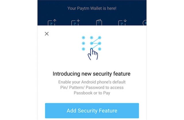 Paytm adds security layer at 'Online Transactions'