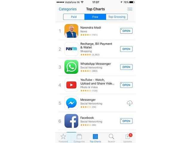PM Modi's app dominates Apple's App Store searches, downloads on iPhones, iPads