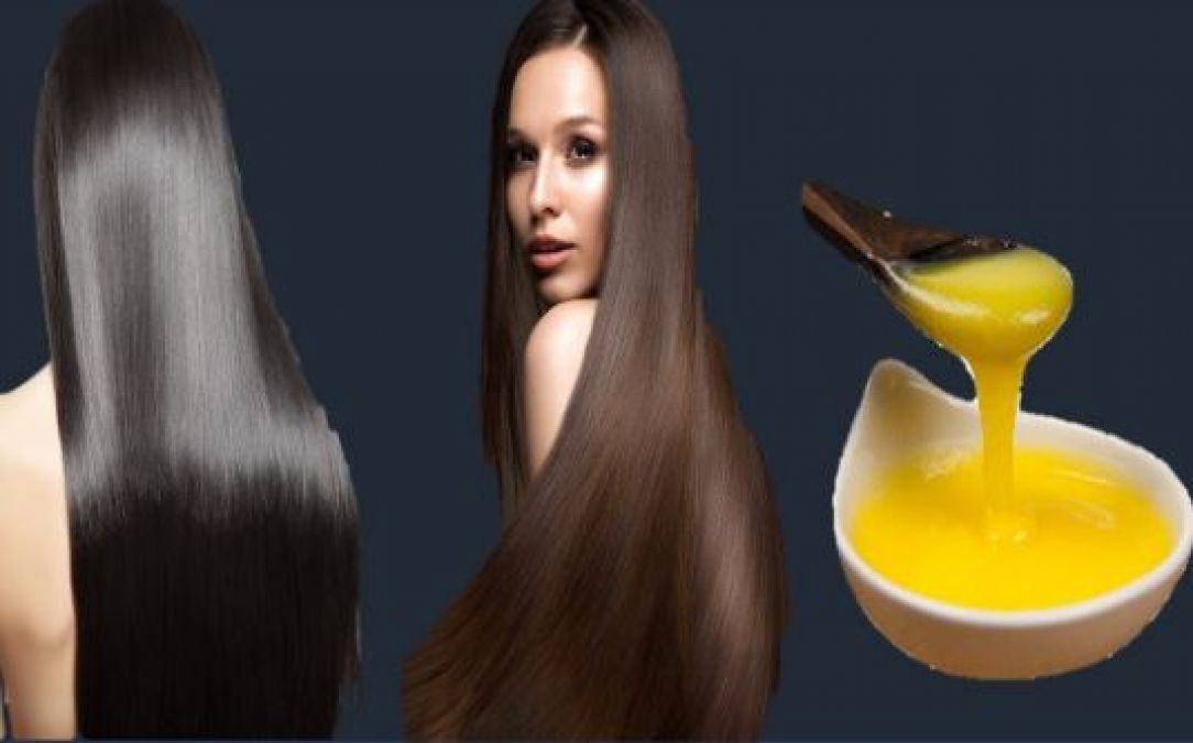 Desi Ghee is Beneficial for hair, will become strong and silky