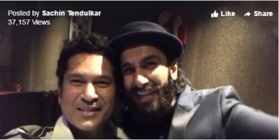Video : सचिन के साथ पार्टी करते नजर आये रणवीर सिंह