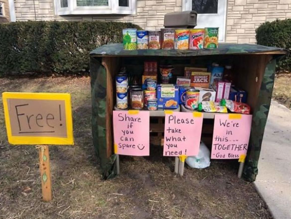 This family put up free pantry for needy amid lockdown