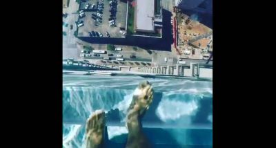 Video : ऐसा स्विमिंग पूल जिसे देखकर ही डर जाते है लोग