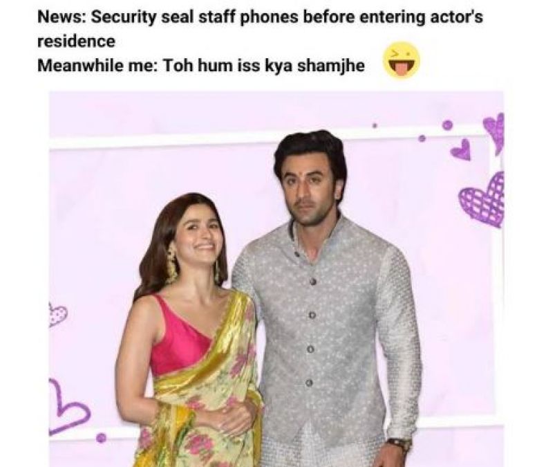 Funny memes made on Ranbir-Alia's marriage are getting fiercely viral