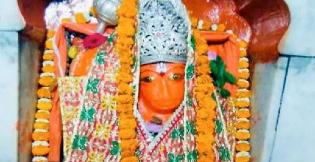 इस मंदिर में स्त्री रूप में होती है हनुमान जी की पूजा