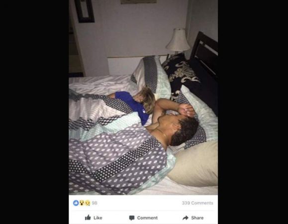 किसी और के साथ सो रही GF की फोटो BF ने की फेसबुक पर शेयर
