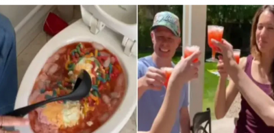 Woman makes fruit drink for guests in toilet pot, video goes viral