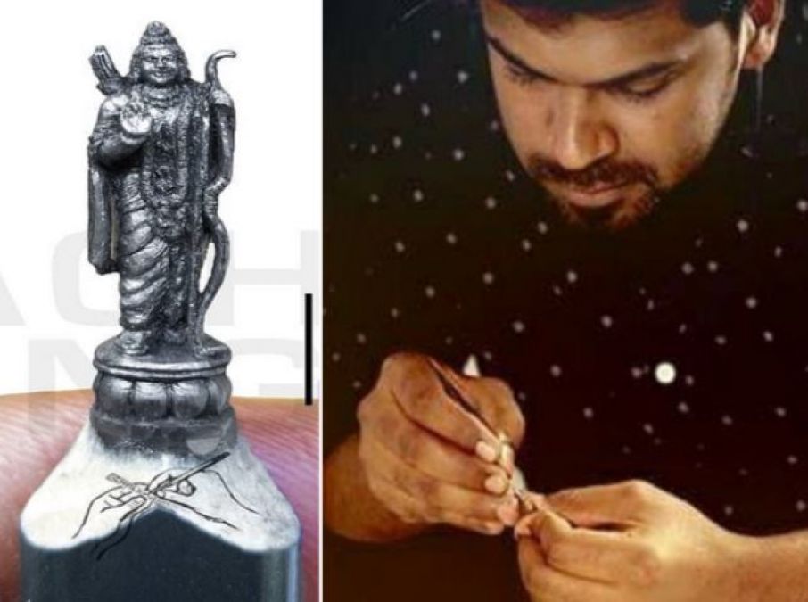 Banglore engineer makes this incredible sculpture by chalk