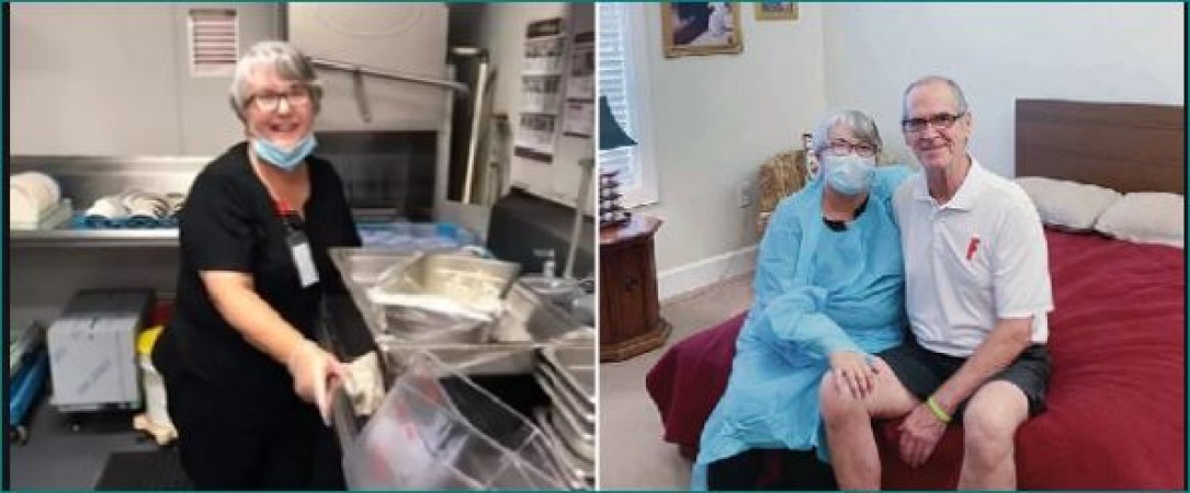 अस्पताल में एडमिट पति से मिलने के लिए पत्नी वही पर करने लगी बर्तन धोने की नौकरी