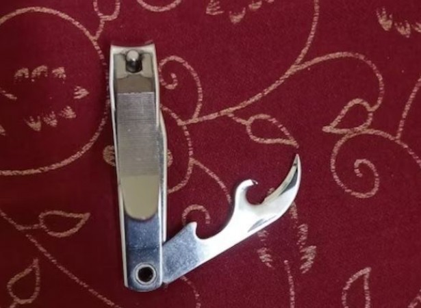 Why nail clippers have two blades