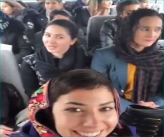 Afghan women sing in bus video goes viral