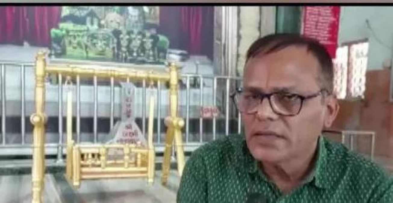 Swing worth 25 lakh installed for Shri Krishna in this temple