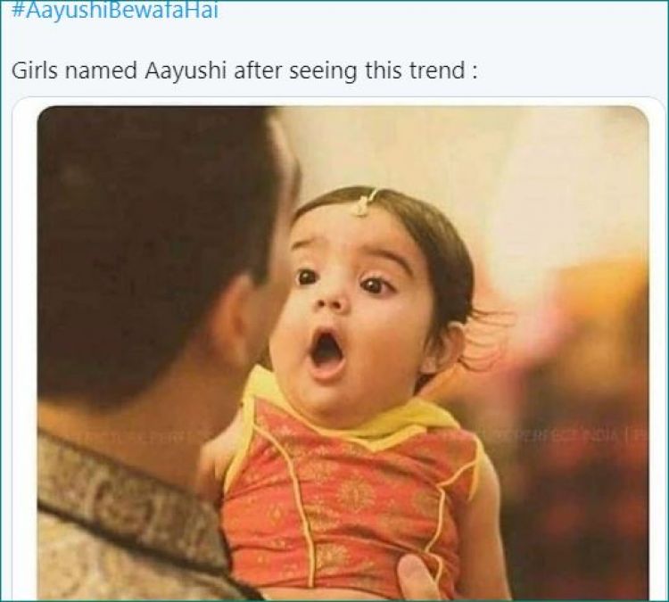 After Binod, Aayushi Bewafa Hai trends on the internet, know who is this Aayushi?