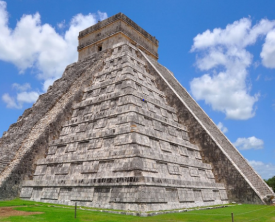 This is the world's most mysterious pyramid, sound of chirping of birds comes on clapping