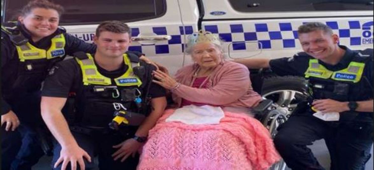 दादी ने अपने 100वे जन्मदिन पर किया ऐसा कारनामा कि पकड़ ले गई पुलिस