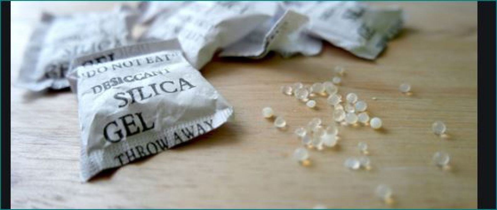 Know use of silica gel which comes in the packets of goods