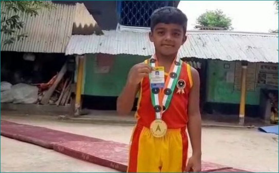 7-year-old boy registered in India Book of Records for push- ups skills
