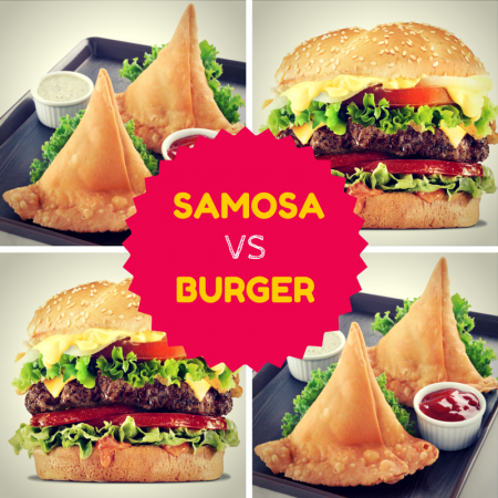 बर्गर को हराकर समोसे ने जीत लिया कॉम्पिटिशन