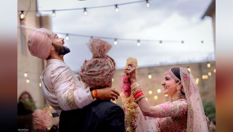 Video : विरूष्का की शादी का ये था खुबसूरत नज़ारा