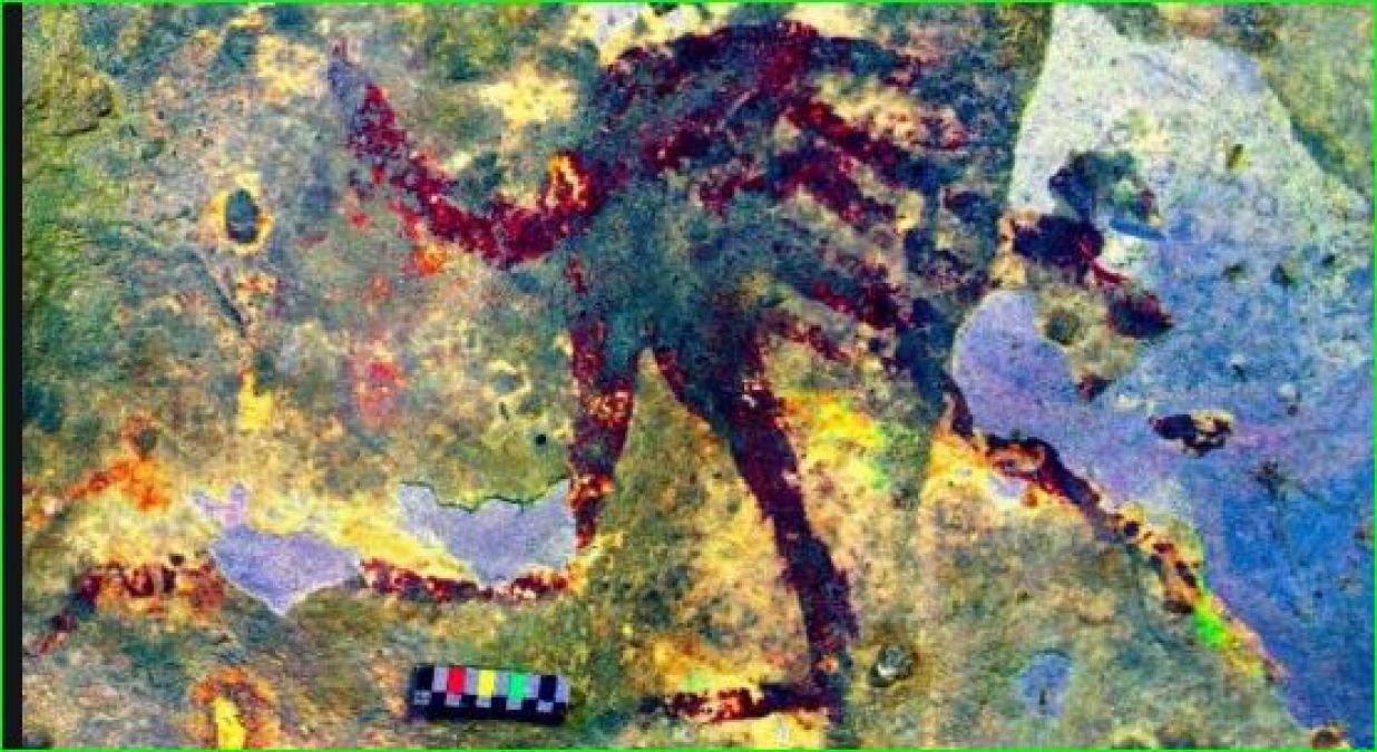 यहाँ मिली 44 हजार साल पुरानी पेंटिंग, जमकर हो रही वायरल