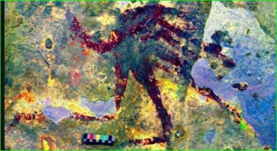 44 thousand years old painting found here, picture goes viral