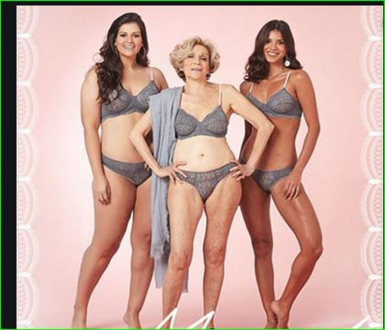 This 79-year-old Brazilian lady is a lingerie model; see pictures