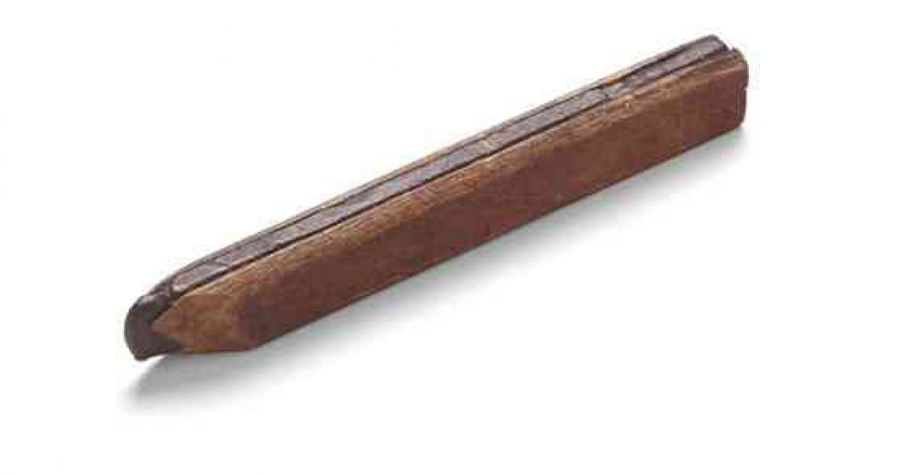 The world's first pencil looked like this, See here