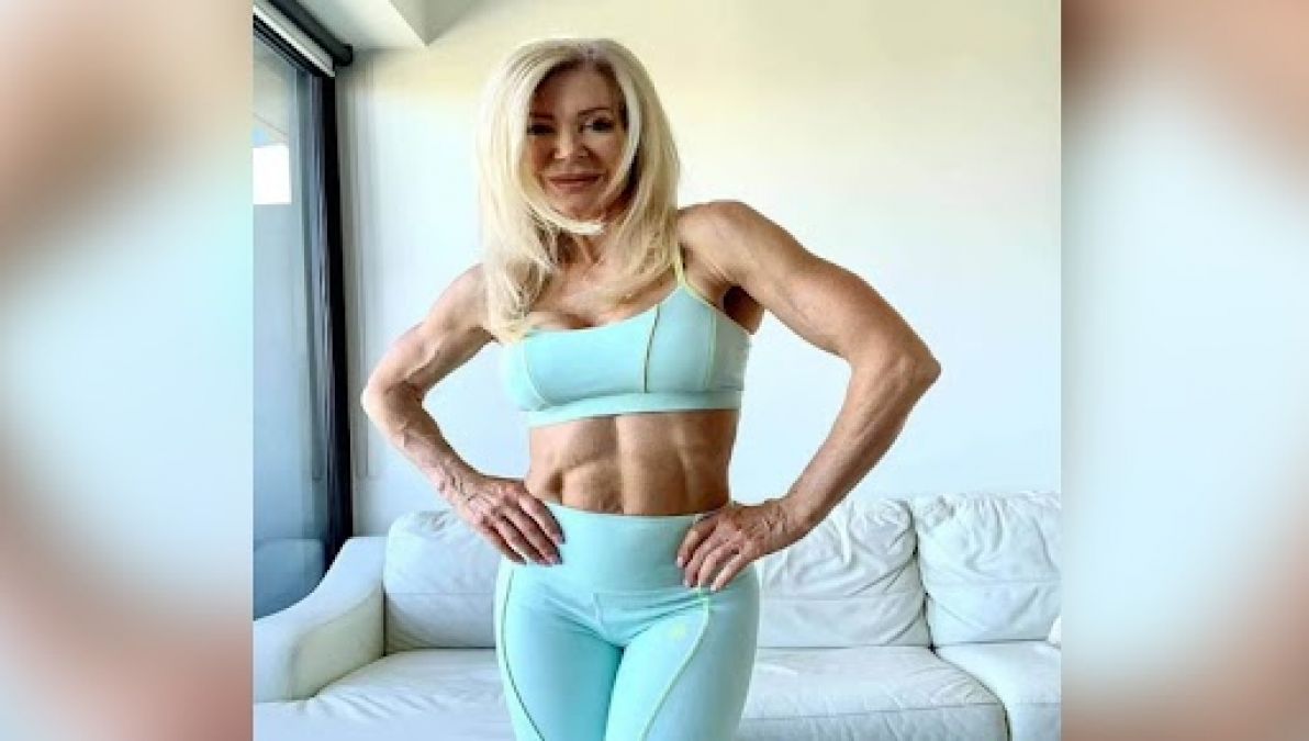 This woman works out with her granddaughter at the age of 64