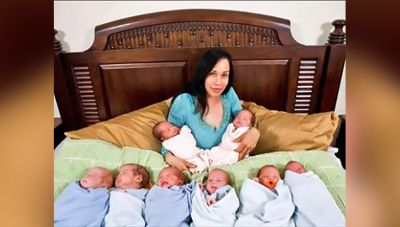 इस महिला ने एक साथ दिया 8 बच्चो को जन्म