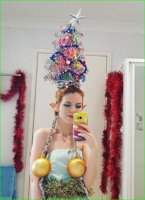 Christmas Tree hairstyle is in trend on Social media