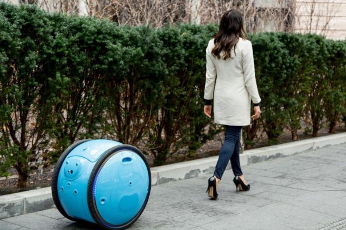 वेस्पा कंपनी ने निकाली है एक ऐसी रोबोटिक मशीन, जो आपका सामान उठा कर चलेगी