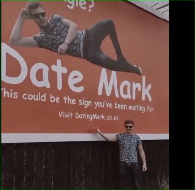 This boy spent 40 thousand rupees on a billboard to find a girl for dating